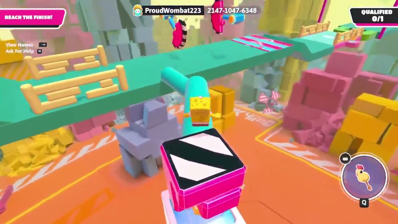 My thirty-seventh level that I built in FALL GUYS level builder