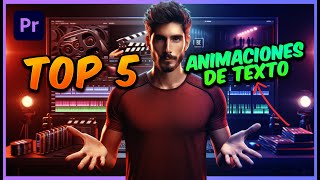 Top 5 Animaciones de TEXTO en Premiere Pro⌛FÁCIL Y RÁPIDO⌛ ¿Cómo animar texto en Premiere Pro 2021?