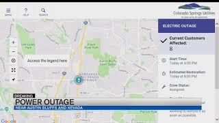Power outage affecting part of northeast Colorado Springs