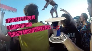 Montebello Rockfest 2018 | EPIC Circle Pits & Chaotic Mosh @ Lamb of God
