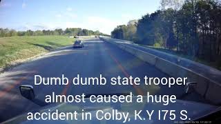 SEMI TRUCK NEAR MISS