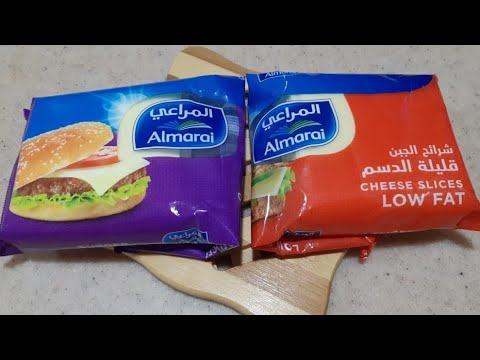 السعرات الحرارية في جبن الشرائح