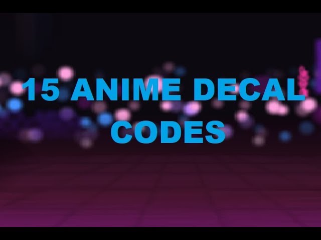 Roblox 15 Anime Roblox Decal Codes Youtube - ahegao roblox decal code