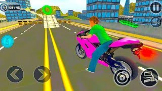 Kids MotorBike Stunt Rider 3D New Moto Unlocked Android Gameplay 2017 screenshot 3