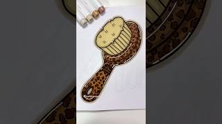 ASMR Leopard Hairbrush Coloring Page