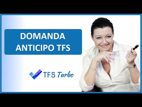 Domanda anticipo TFS