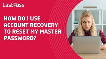 Hoe kan ik mijn hoofdwachtwoord opnieuw instellen met accountherstel?