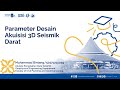Parameter Desain Akuisisi 3D Seismik Darat