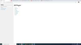 CS50w - Project 1: Wiki
