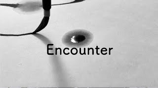 Encounter - Sumi ink on rice paper