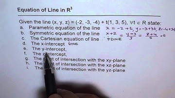 A10 Vector Equation of Lines in R3