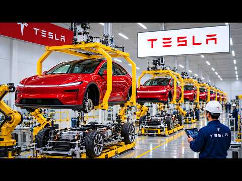 How It’s Made: Tesla Cars, EV Batteries, Electric Motors & Autopilot Sensors