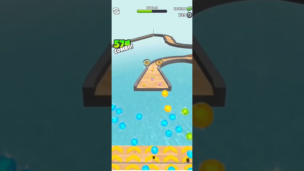 bump Pop mobile gaming level 99 