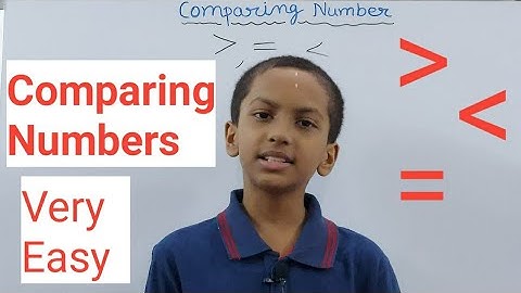 Comparing Numbers | Maths class 3 & 4 | ICSE Board | Unlock Your Learning |