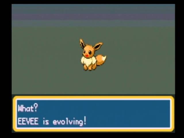 Pokémon Shiny Gold (GBA) - Evolução Eevee / Umbreon (Moon Stone) 