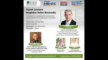 Introduction to Biomanufacturing for Regenerative Medicine | Prof. Dr. Christoph Herwig