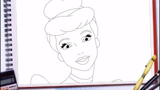 How to draw Cinderella step by step/ Как нарисовать Золушку поэтапно(How to draw Cinerella step by step. Drawing slowly tutorial. Look attentively at the every line of the picture of Cinderella. Pause the video and draw this line., 2016-06-24T10:30:59.000Z)