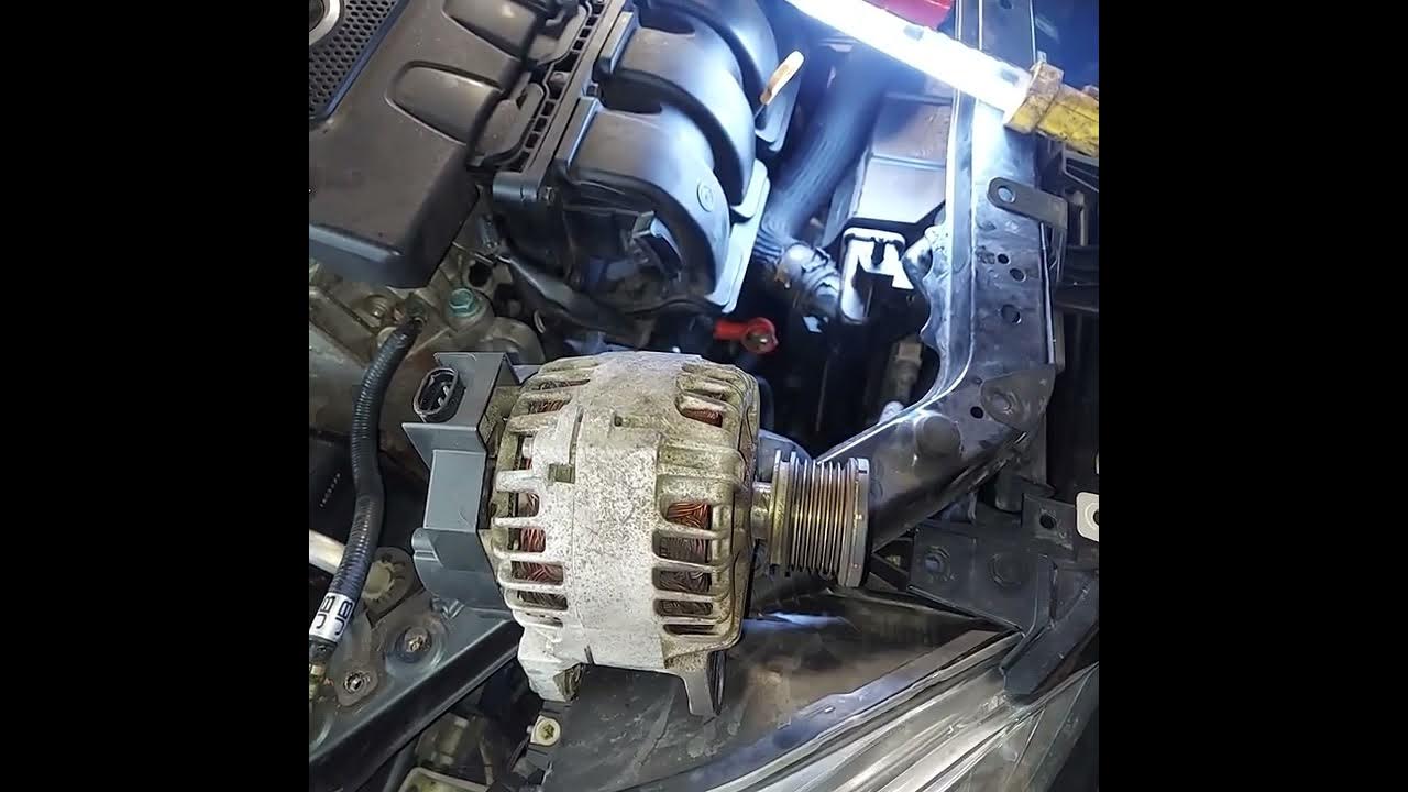 2015 Nissan Sentra 1.8 liter alternator replacement - YouTube