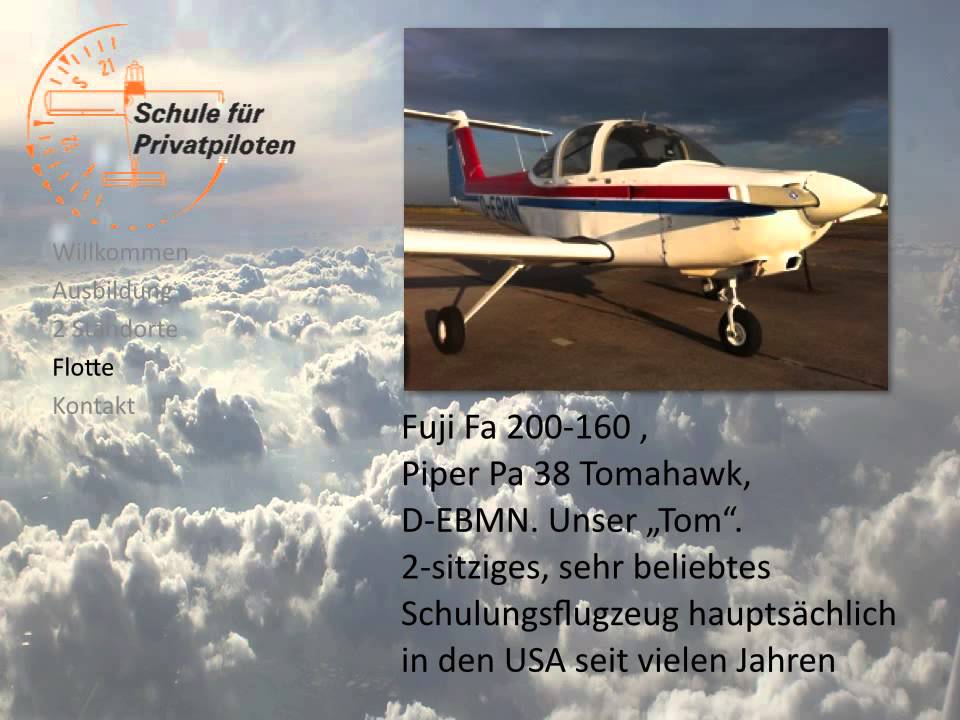 Schule für Privatpiloten- Präsentation
