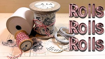 This Might Become a Problem... My Obsession with Cash Register Rolls! #junkjournalideas