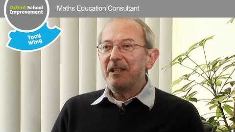 Tony Wing - Make Numbers Real  - Oxford School Improvement