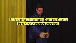 Using more than one Domino Clamp in a single corner casting by Domino Clamps 279 views 3 years ago 59 seconds