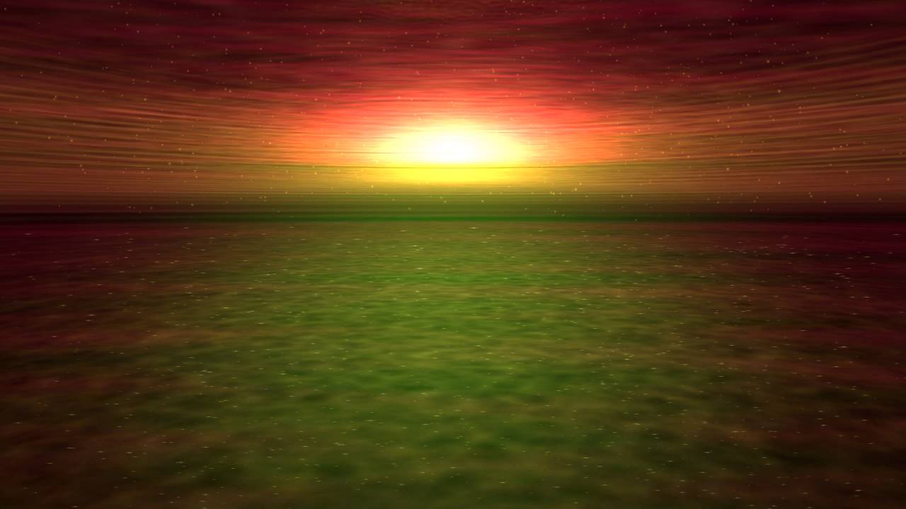 4K Red to Green Particle Sea Sunrise 2160p Motion Background - YouTube