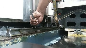 DMG CNC Milling x axis rails and bearing change