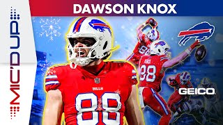 Dawson Knox Mic'd Up In The Bills SNOWY Playoff-Clinching Win Over Miami Dolphins! | Buffalo Bills