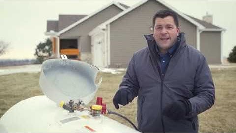 How to Read a Propane Tanks Percentage Gauge