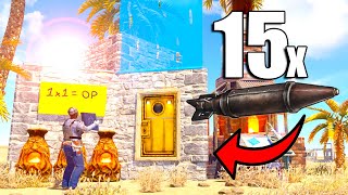 I Lived in the World&#39;s Strongest 1x1 in Rust for 24 Hours...