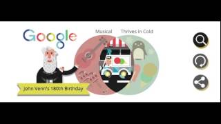 John Venn 180 Birthday Google Doodles