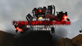 Titan Speakerman Reverse Clips 4K 120FPS🔥🎬 || Scene Pack ||  #titanspeakerman  #Utsm #4k120fps