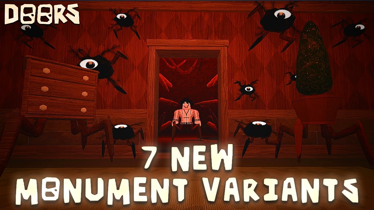 7 НОВЫХ ВАРИАНТОВ ПАМЯТНИКОВ в ОБНОВЛЕНИИ DOORS НА ХЭЛЛОУИН №2 | Новые концепции памятников в DOO...