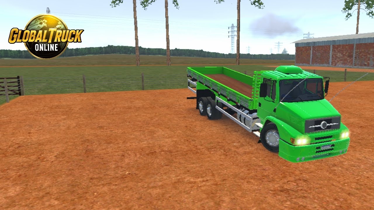 Global truck online de Mercedes carroceria carregado de batata 🥔