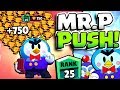 +750 TROPHIES AT ONCE WITH NEW BRAWLER MR. P! MR. P RANK 25 SHOWDOWN PUSH!