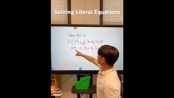 Solving Literal Equation A = 1/2(b1 + b2)h. #maths #mathtricks