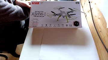 SYMA X5HW  WIFI FPV unboxing and introduction review
