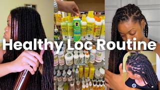 Loc Wash Day Vlog | My Routine for Healthy, Long Locs