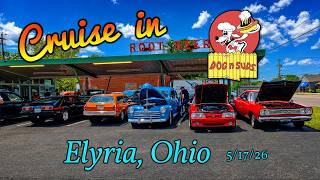 Dog n Suds Elyria Ohio Cruise In, Car Show 5-17-26
