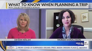 BBB: What to know when planning a trip