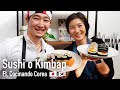 Sushi o Kimbap ft. @Cocinando Corea  🇰🇷🤝🇯🇵 ¿Cuál es la diferencia? | Cocina Japonesa Con Yuta