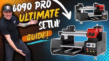 How to Set Up a 6090 Pro UV Flatbed Printer from Jays Printer Parts | Step By Step Guide