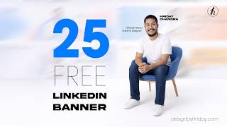 25 FREE LinkedIn Profile Banner Templates | Professional Designs | Hriday Chandra | designbyhriday
