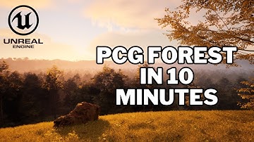 10 Minute PCG Forest in Unreal Engine 5
