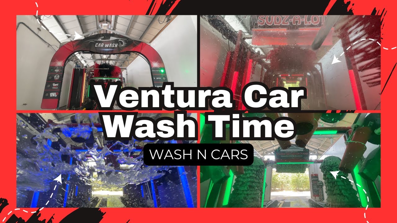 Ventura Car Wash TIme The Woodlands, TX Car Wash Tunnel YouTube