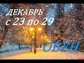 ОВЕН. НОВОГОДНИЙ ПРОГНОЗ на НЕДЕЛЮ. с 23 по 29 ДЕКАБРЯ 2019 г.