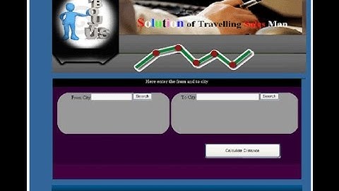 Implementation of Travel Routing System ASP.NET with C# Project