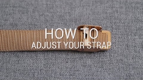 Vincero Collective: How To Adjust Your Mesh Watch Strap Length