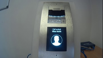 2N Helios IP Verso Touch Display Module Demo